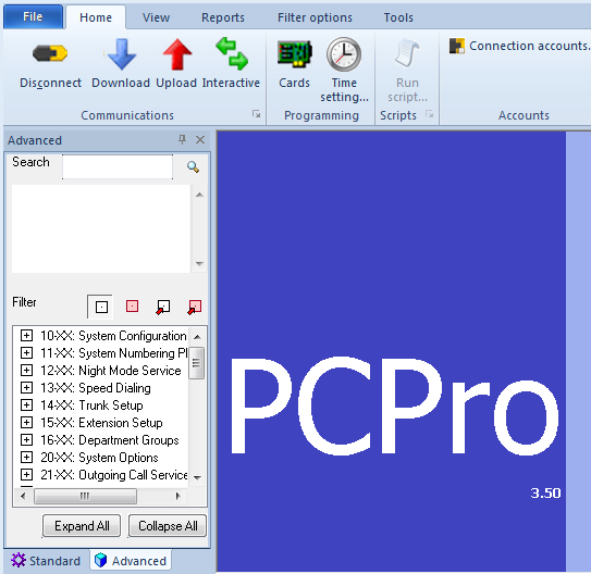 NEC PCPro Screen - NEC Software